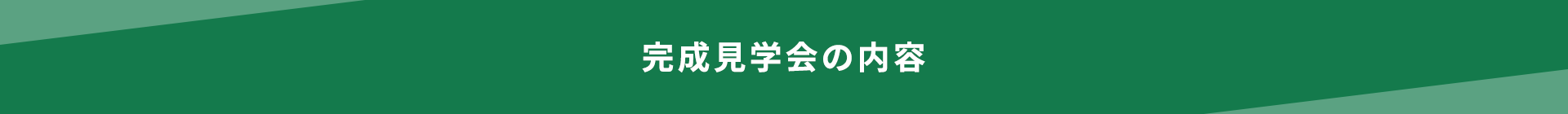 完成見学会の内容