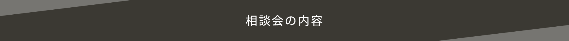 相談会の内容