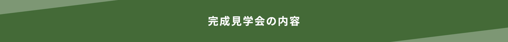 完成見学会の内容