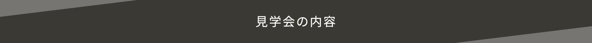 見学会の内容